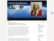 Tablet Screenshot of hazelhenderson.com